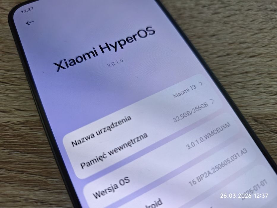 flagowy Xiaomi 13 EU Global  8GB / 256 GB