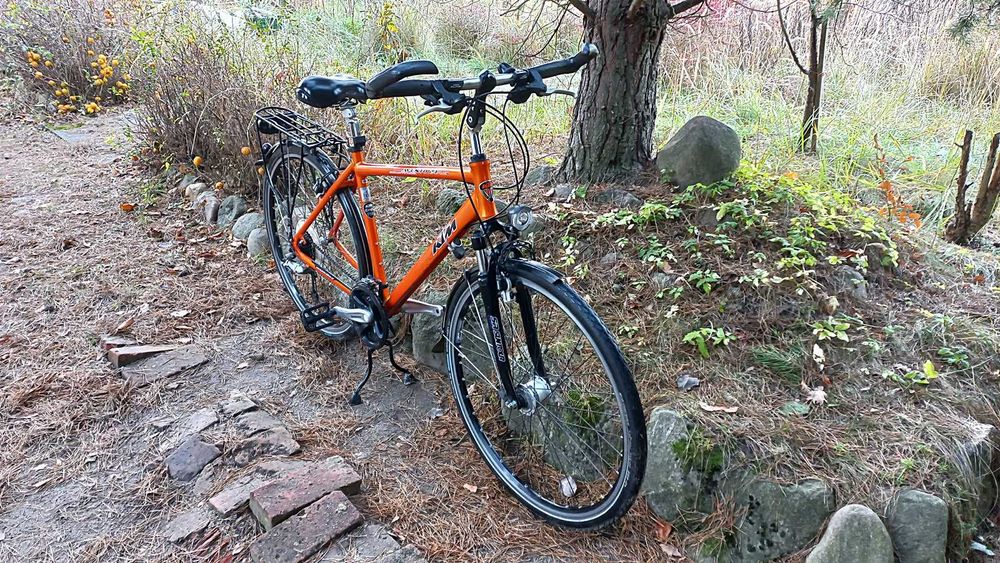 Alu Rower Miejski Męski KTM Avento 24 Plus 3x8 Deore LX Magura HS11 28