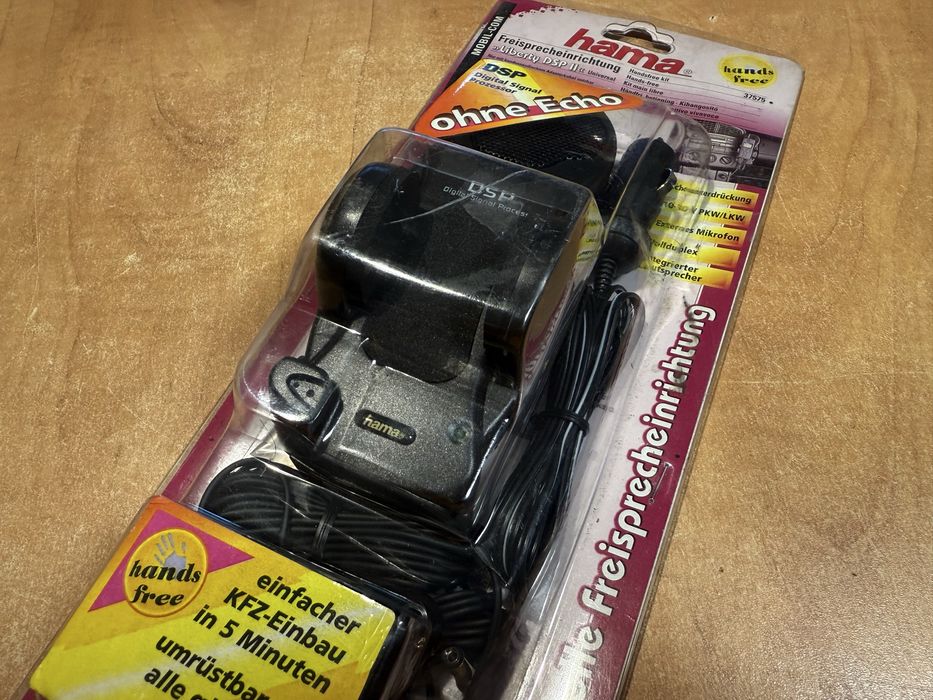 Zestaw głośnomówiący z lat 90 Nokia uniwersalny unikat youngtimer