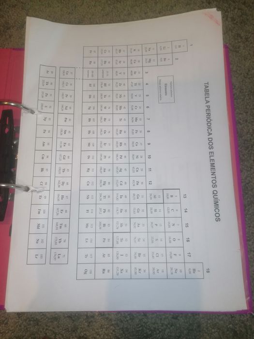 Capa com exercícios Física e Química 10°/11° anos