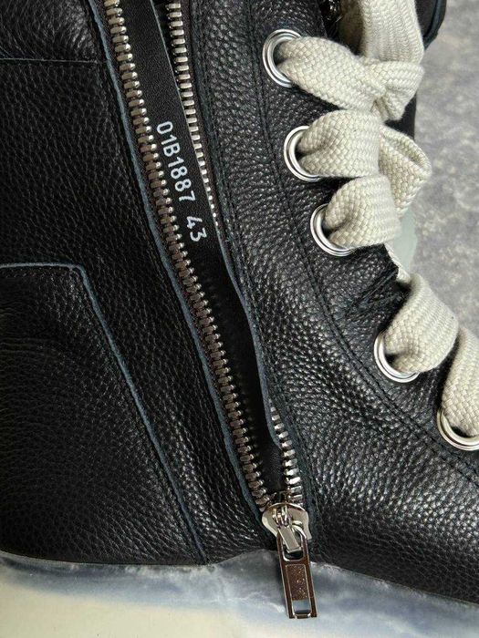 Rick Owens DRKSHDW JumboLaceo Lace-up Bozo Tractor Boots кеди чорні