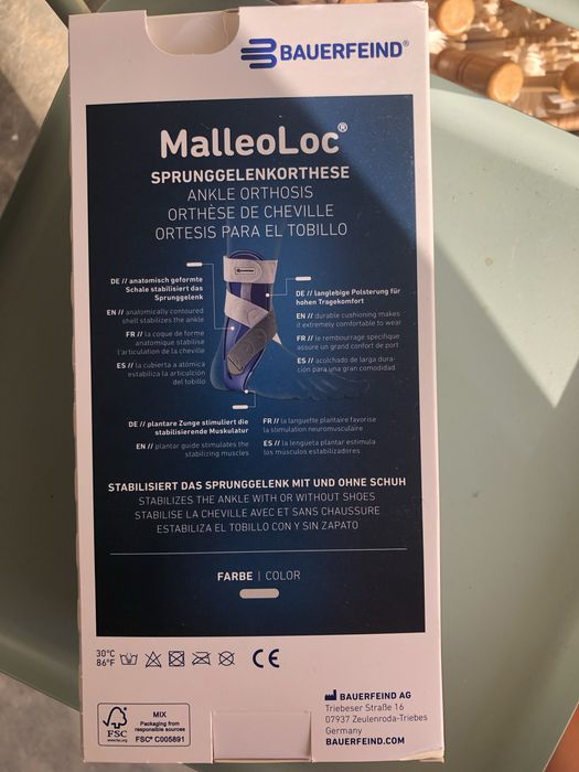 Ortótese de Tornozelo Bauerfeind MalleoLoc®