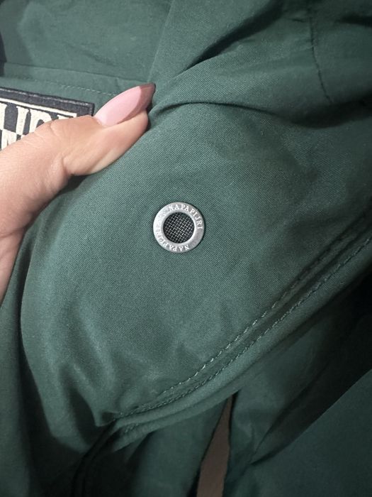 Meska kurtka zimowa napapijri ocieplana 42 XL gruba ciepla oryginalna