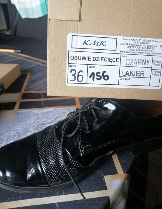 Buty eleganckie - na komunię świętą