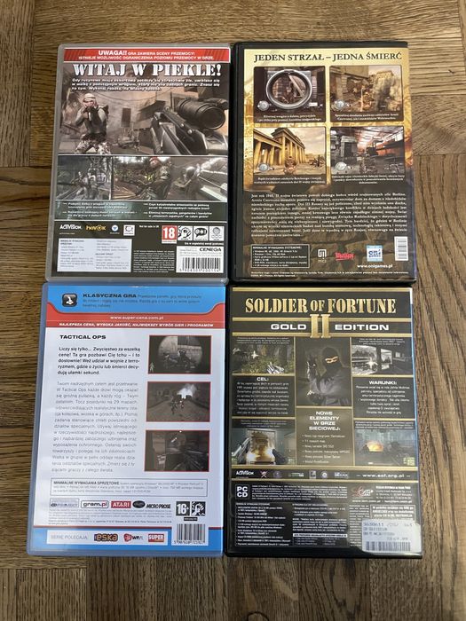 Soldier of Fortune Payback Gold II Edition Sniper Elite Tactical OPS