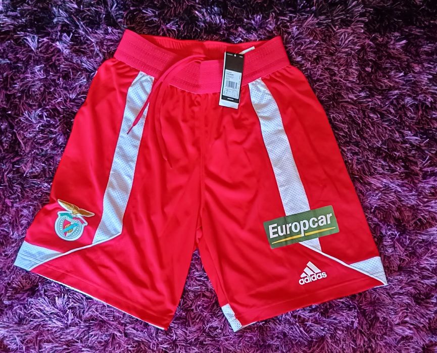 Calções basquetebol Benfica Adidas oficiais