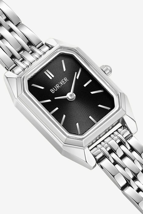 Burker жіночий годинник Isabell Petite Silver Black