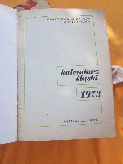 Kalendarz slaski 1973 prl