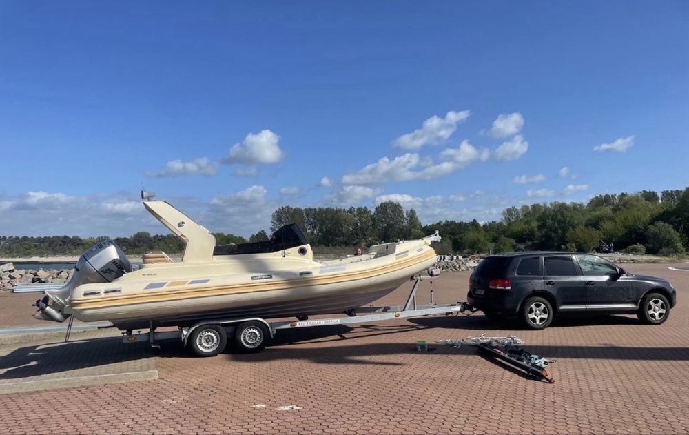 PONTON łódź motorowa - SOLARMAR RIB 7 m z silnikiem Honda 225 KM – gotowa do sezonu!