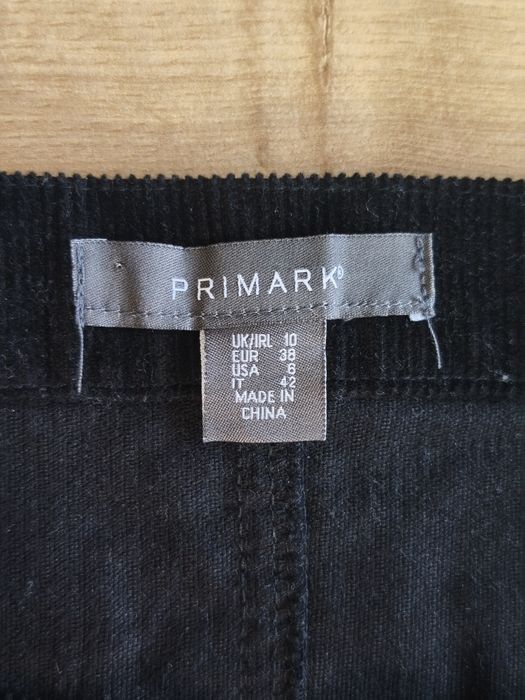 Spódnica Primark M 38 czarna z guzikami krótka