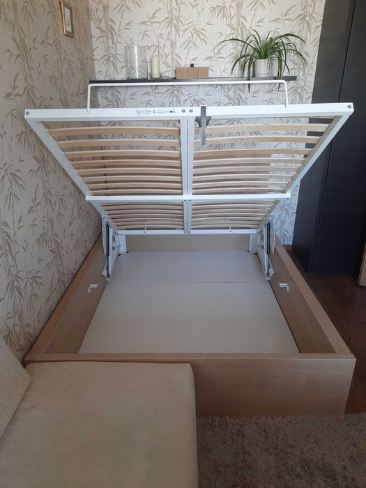 Łóżko IKEA MALM 140×200 z pojemnikiem