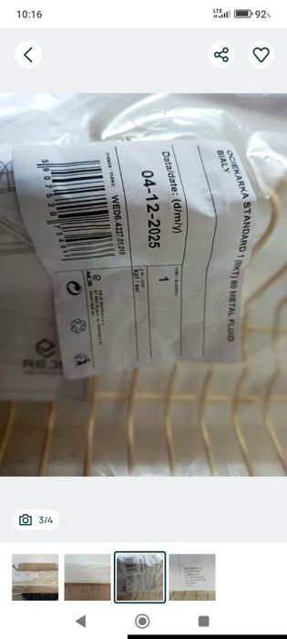 Ociekarka standard Fluid 80x22,5
komplet 2 sztuki