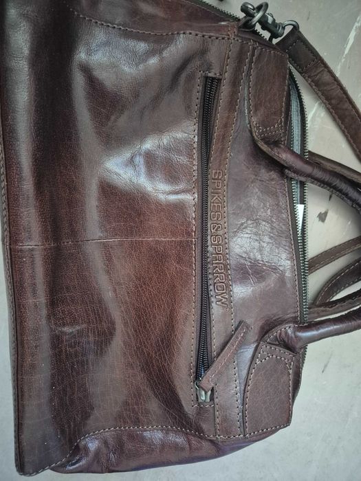 Torba na laptopa aktówka spikes sparrow skóra