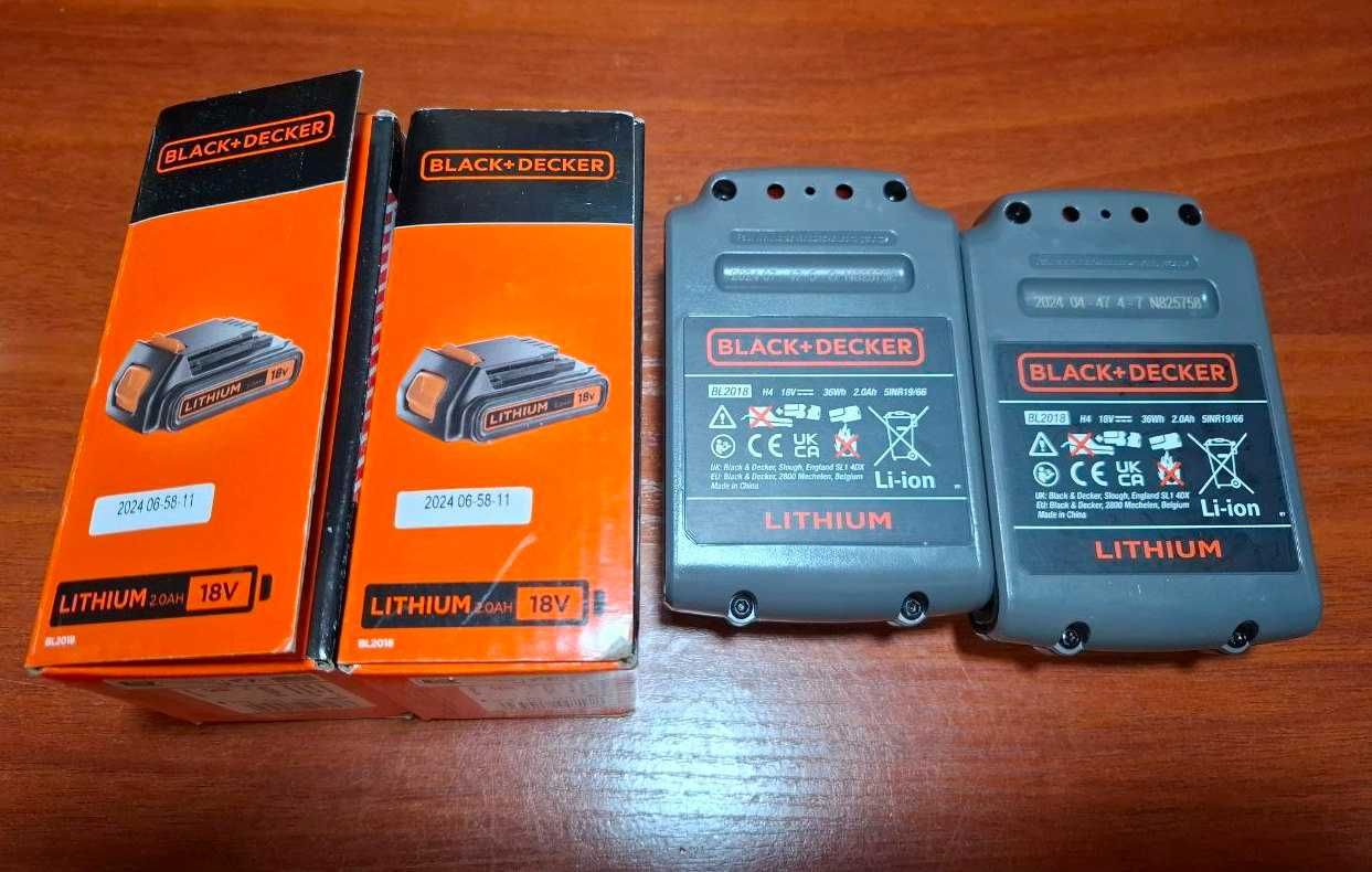 Зарядка, Аккумулятор новый Black+Decker 2.0Ач, 18В: 650 грн ...