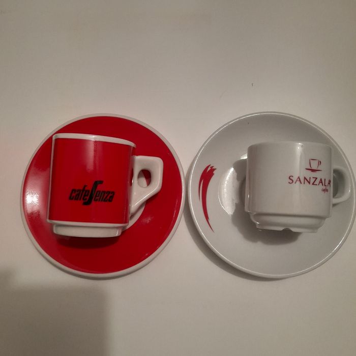 Chavenas de café uso coleção