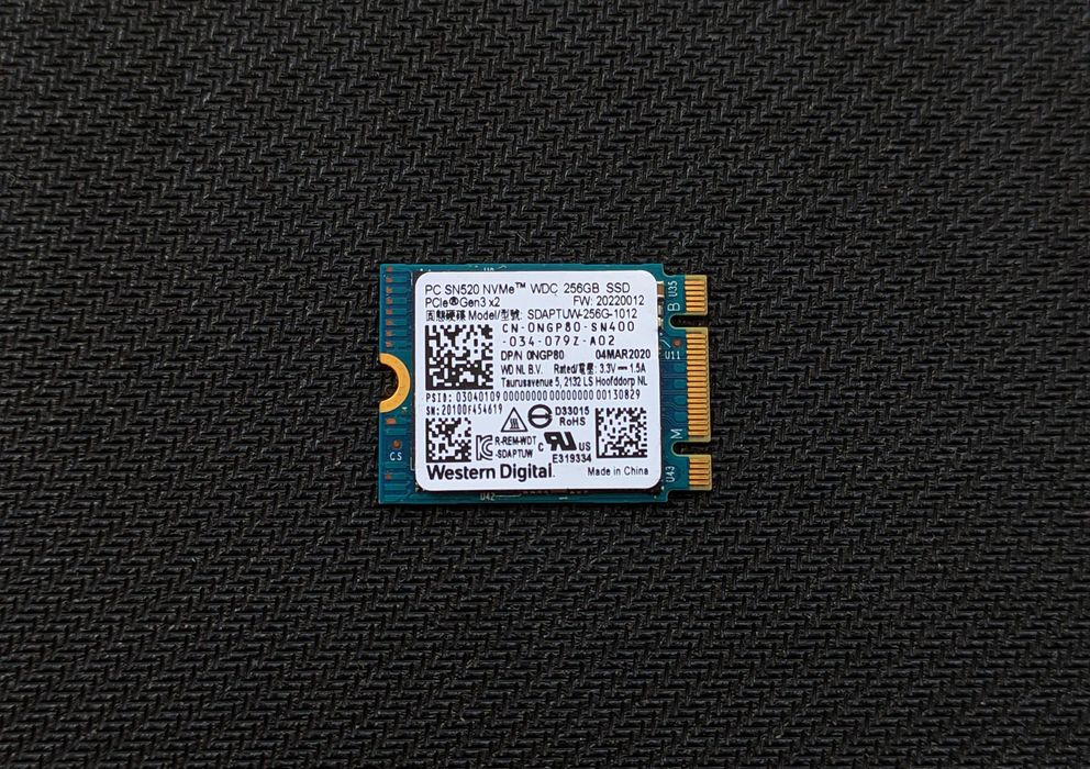 SSD Western Digital 256GB NVMe M.2