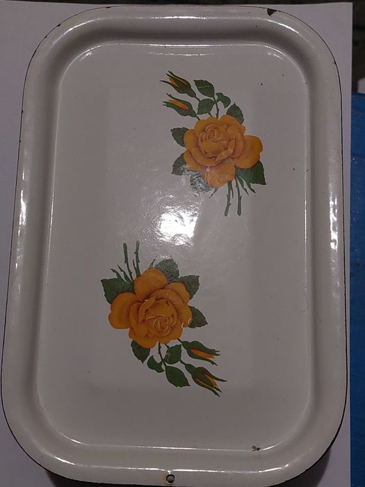 Лоток емальований великий