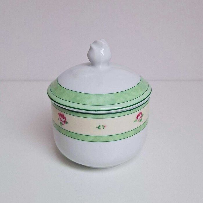 Porcelanowa cukiernica TCM Tchibo Marienbad Rote Rosen Vintage