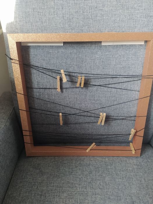 Pozłacana ramka na  zdjecia