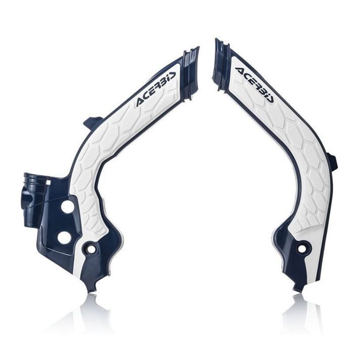 protetor chassis acerbis azul / branco husqvarna
