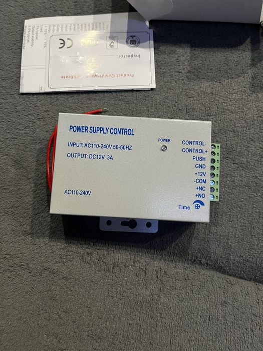 Zasilacz elektrozamków elektrozaczepów 110-240V
