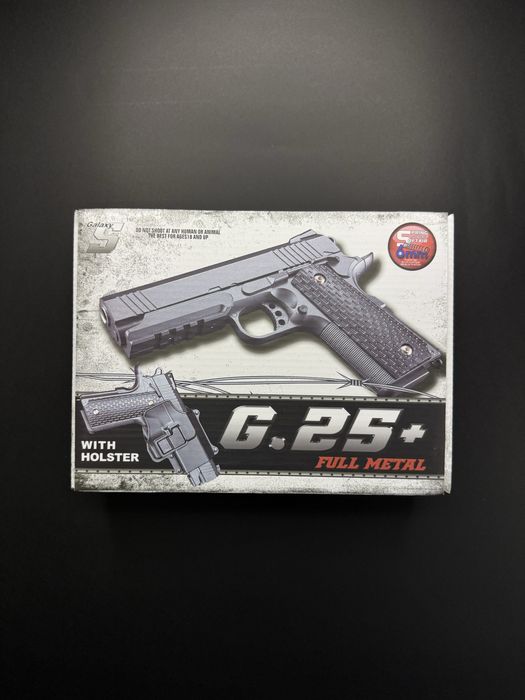 Метвлевий пістолет Colt Force - модель G25+ 6 мм (з кобурою), іграшковий