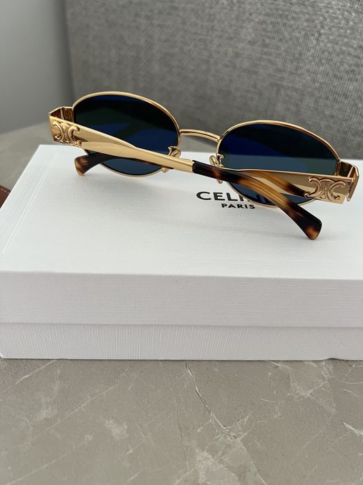 Celine metal triomphe okulary przeciwsłoneczne