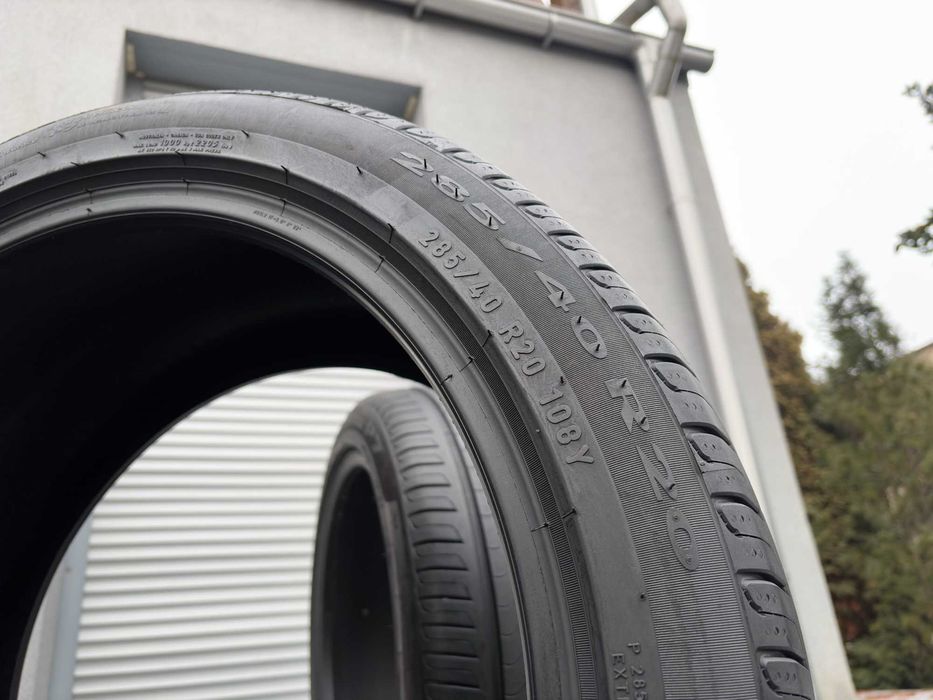 4szt letnie 285/40R20 + 245/45R20 Pirelli 6,8mm 2024r bdb stan! L804