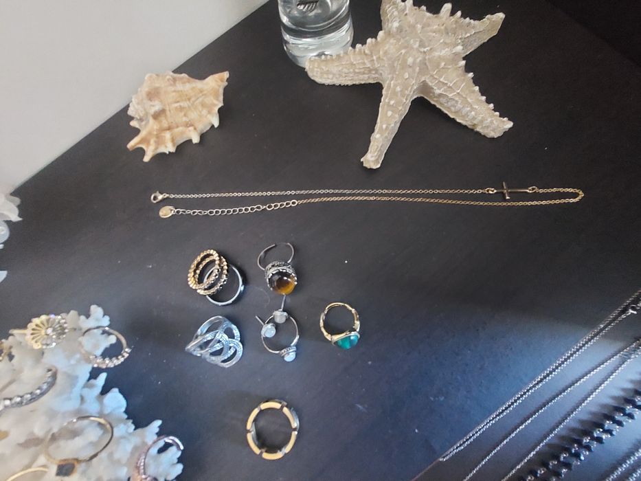 Aneis fios e brincos