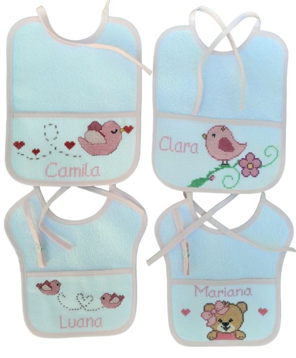 Babetes bordados ao seu gosto 9€/cada