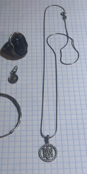 Срібні  прикраси