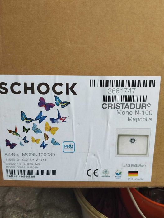 Zlewozmywak SCHOCK MONO N-100 Magnolia CRISTADUR