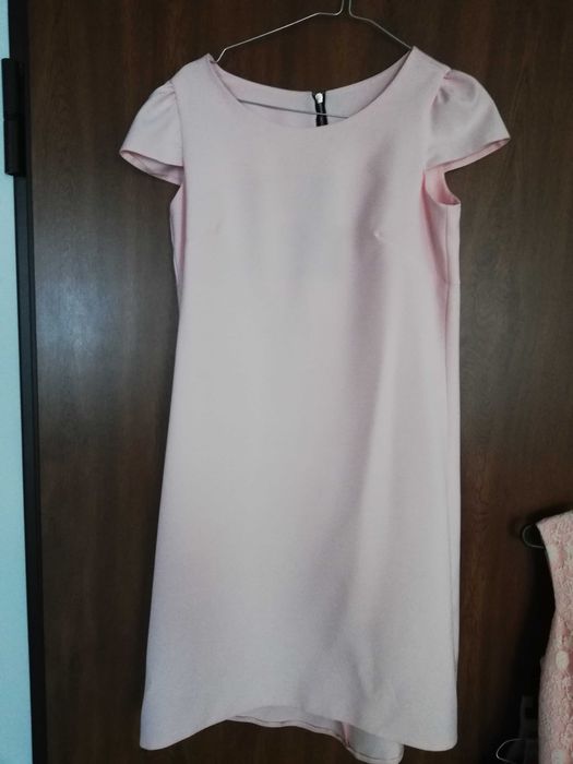 Sukienka pudrowy róż