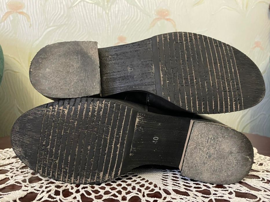 Зимові чоботи  ботфорти,шкіра,замш,40 р