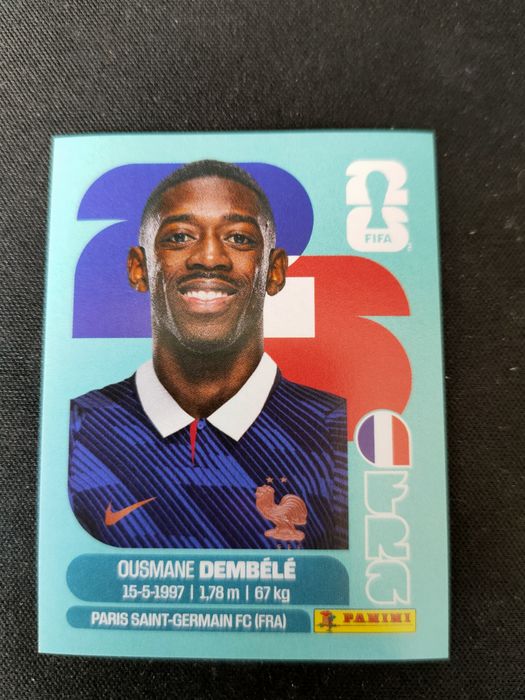 Cromo do mundial 2026 de Dembelé.