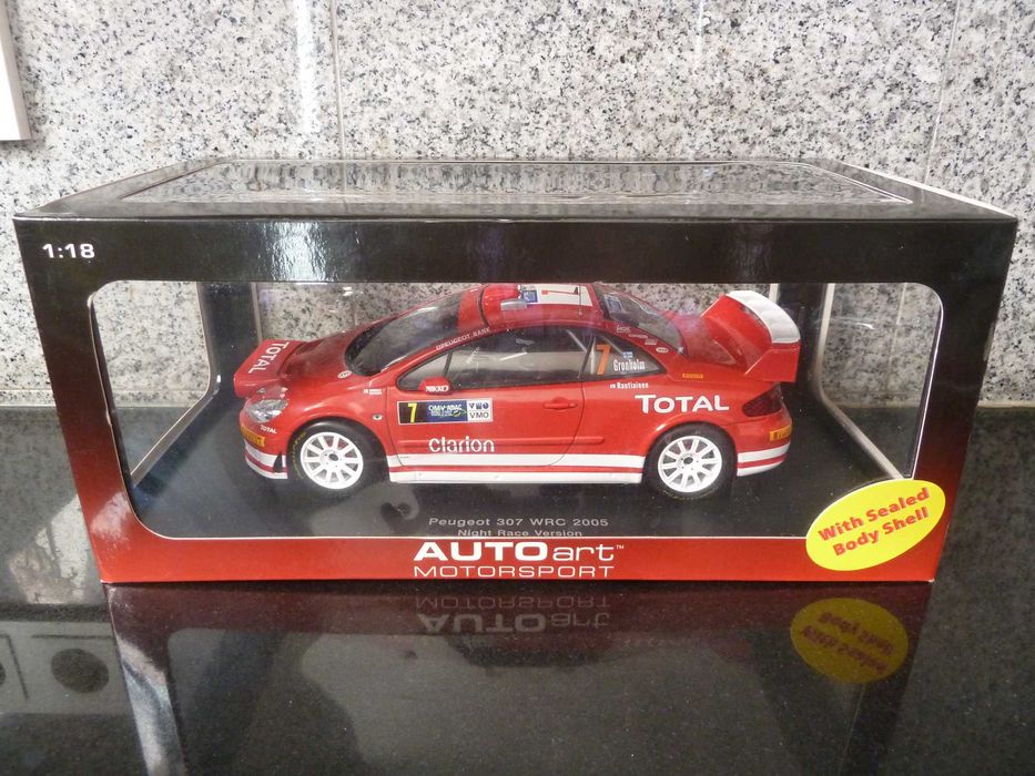 1:18 AutoArt, Peugeot 307 WRC 2005, Gronholm, Minichamps Parque