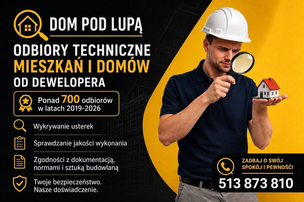 Odbiory techniczne mieszkań i domów od deweloperaewelopera