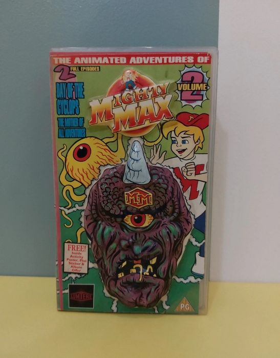 Mighty Max vol. 2 VHS raro 90's colecionador