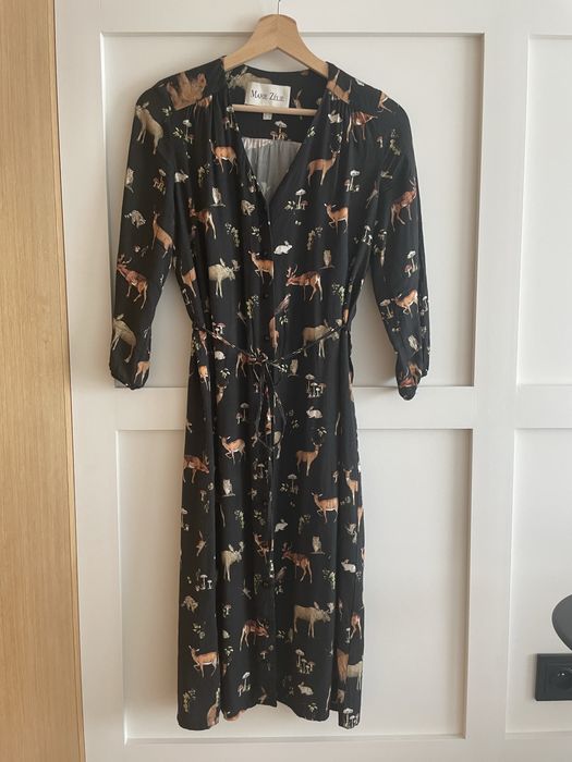 Sukienka w zwierzęta 32 (34) Marie Zelie