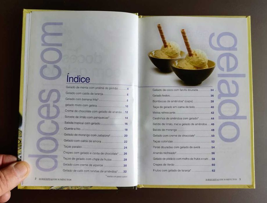 Coleção 4 livros culinária 30 receitas em 30 minutos