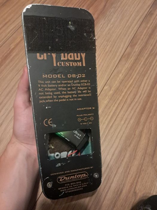 ギター DUNLOP DB02 DIMEBAG DIME CRYBABY CUSTOM Jim Dunlop DB02 Dime Custom Cry Baby Wah สต็อกแน่น พร้อมส่ง