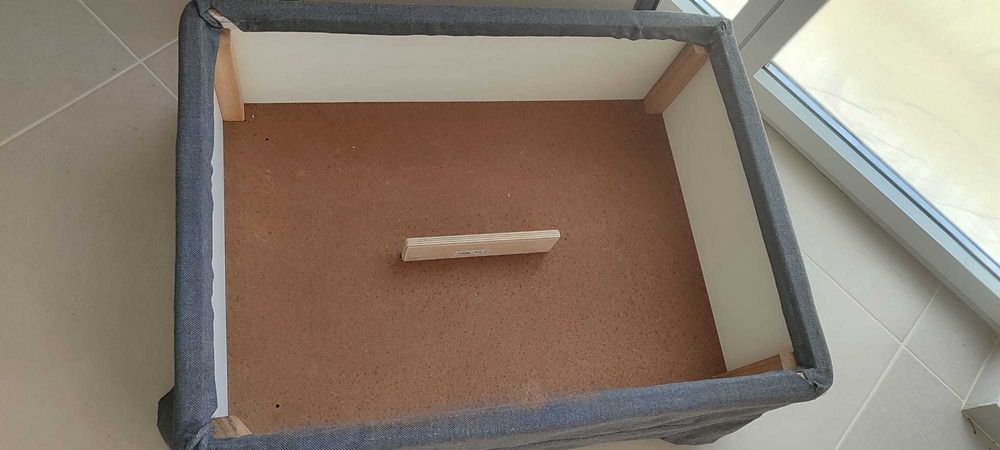 repousa pés ikea cinza