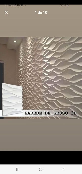 Placas de Gesso Decorativas