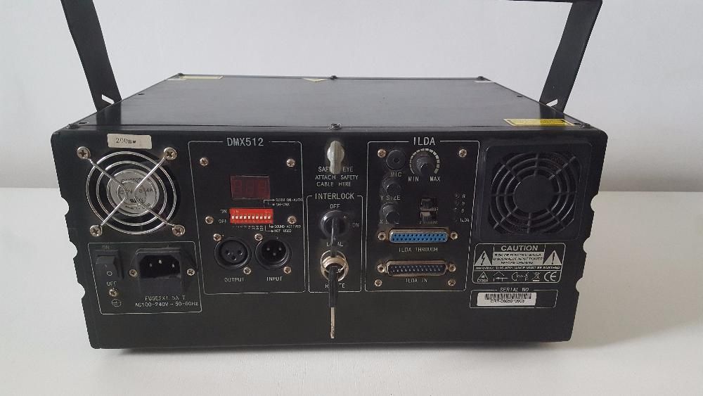 Анимационный лазер CR-Laser SUPER-1 Green Зеленый ILDA DMX клуб