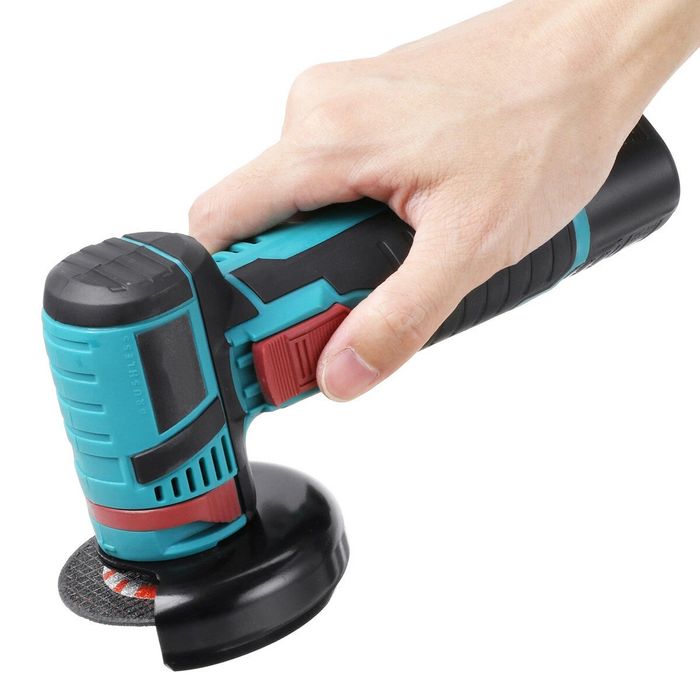 Rebarbadora Angular mini Portátil p Polimento ou Corte 12 V 2000 W com 2 baterias