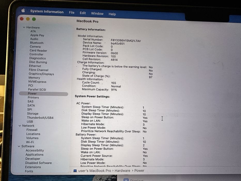 MacBook Pro M3 8GB / 512 GB 2023