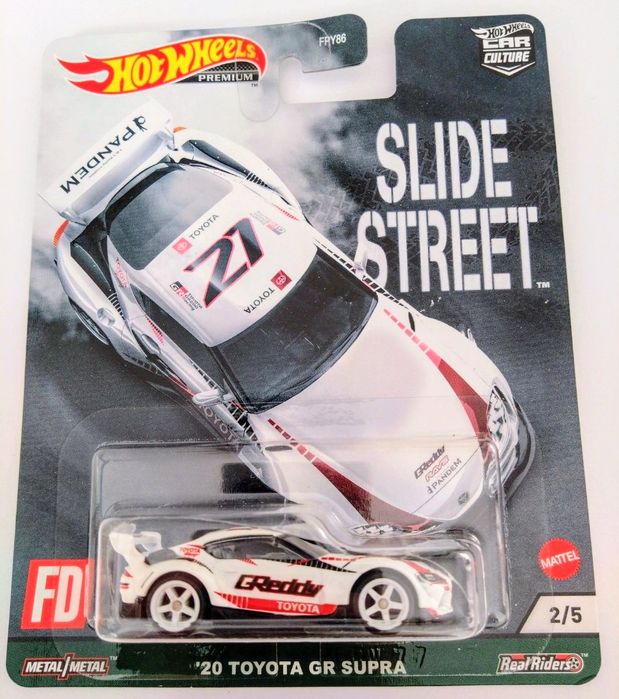 Hot Wheels Premium Toyota GR SUPRA - Slide Street