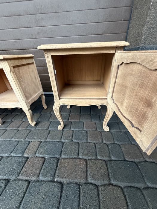 Szafki w stylu ludwikowskim  oczyszczone dąb stan surowy