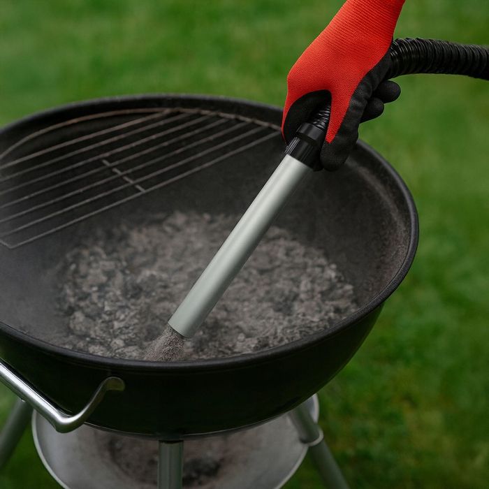 Odkurzacz Przemysłowy Bezworkowy do Kominka Popiołu Gruzu Pieca 1200 W