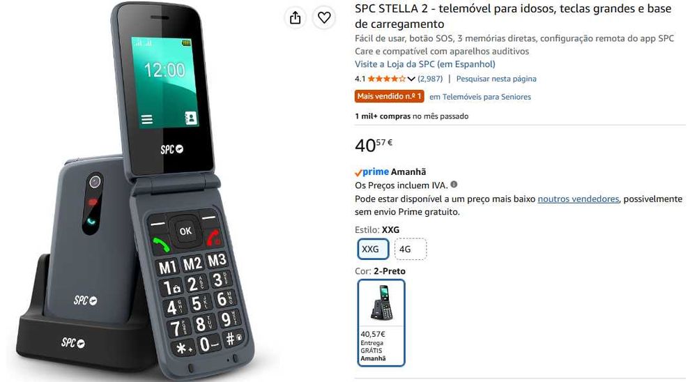 Telemóvel para Idoso